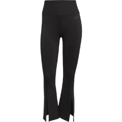 Adidas Hyperglam Flared Rib Tracksuit Bottom - Black