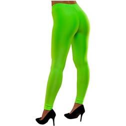 Wicked Costumes Adult Funky Festival 80's Neon Green Leggings XS/S Fancy Dress Accessory