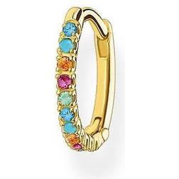 Thomas Sabo Charm Club Single Hoop Earring - Gold/Multicolour