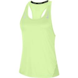 Nike Miler Running Singlet Women - Barely Volt/Reflective Silver