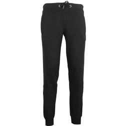 Superdry Organic Cotton Vintage Logo Embroidered Sweatpants - Black