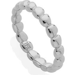 Monica Vinader Nura Teardrop Eternity Ring - Silver