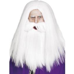 Smiffys Magician Beard and Wig White