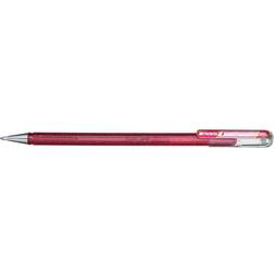 Pentel Hybrid Dual Metallic Gel Pen Pink and Metallic Pink, Metallic Pink