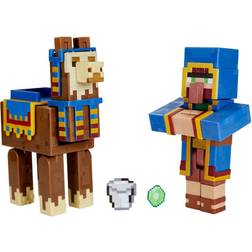 Minecraft ​​Minecraft Craft-a-Block Wandering Trader and Llama Figures (GTP29)