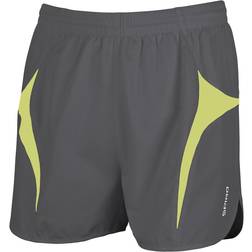 Spiro Micro-Lite Running Shorts Unisex - Grey\Lime