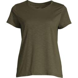 Casall Texture T-shirt Women - Forest Green
