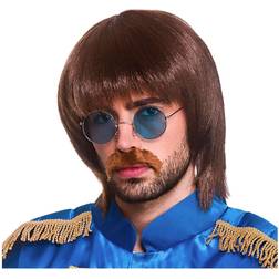 Wicked Costumes 60's Pop Wig Brown