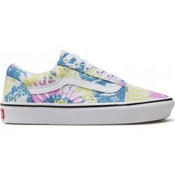 Vans Tie Dye Comfycush Old Skool - Orchid/True White