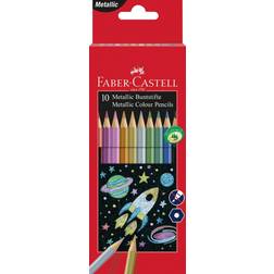 Faber-Castell Metallic Colour Pencils 10-pack
