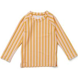 Liewood Noah Stripe Swim Tee - Peach Sandy Yellow Mellow