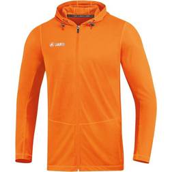 JAKO Run 2.0 Hooded Jacket Unisex - Neon Orange
