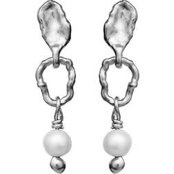 Maanesten Seraphine Earrings - Silver/Pearls