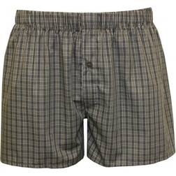 Hanro Fancy Woven Boxer - Grey Check