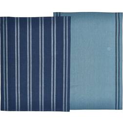 Södahl Soft 2-pack Küchenhandtuch Blau (70x50cm)