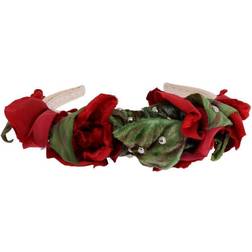 Dolce & Gabbana Dubbade Hair Headband Röd ONESIZE