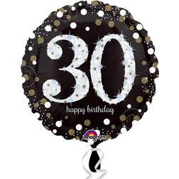 Amscan Foil Balloons 30th Birthday Standard Sparkling Celebration