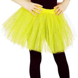 Fiestas Guirca Tutu with Glitter Yellow