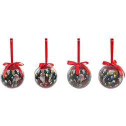 Christmas Baubles DKD Home Decor Father Christmas PVC (7 pcs) (7.5 x 7.5 x 12 cm)