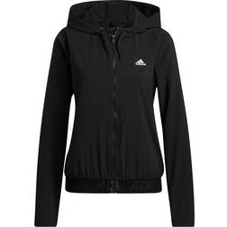 Adidas Branded Elastic Jacket Women - Black/White