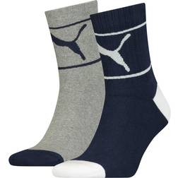 Puma Comfort Crew Sock 2-pack - Grey/Blue