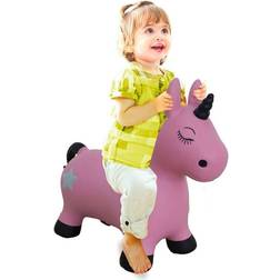 Jamara Jumping Animal Bouncer Unicorn with Pump