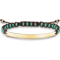 Thomas Sabo Love Bridge Bracelet - Gold/Brown