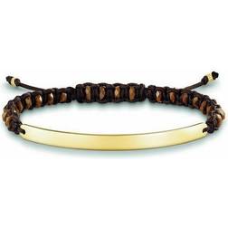 Thomas Sabo Love Bridge Bracelet - Gold/Brown