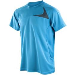 Spiro Dash Training T-shirt Men - Aqua/Grey