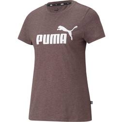 Puma Essentials Logo Heather Tee Women's - Fudge Heather