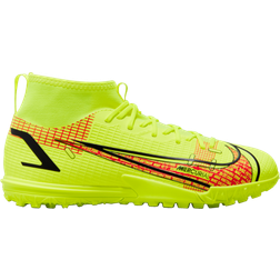 Nike Jr. Mercurial Superfly 8 Academy TF - Volt/Black/Bright Crimson