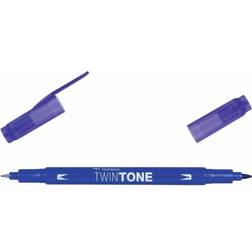 Tombow TwinTone Marker 0.3/0.8mm Prussian Blue