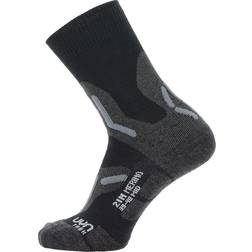 UYN Trekking 2in Merino Mid Socks Women - Black/Grey