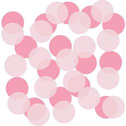 Amscan 360278-55 360278-55-Pink Tissue Table Confetti-14g, Pink