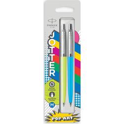 Parker Jotter Originals Ballpoint Pen Lime and Sky Blue