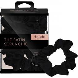 Satin Sleep Scrunchies Black