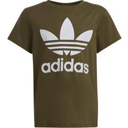Adidas Junior Trefoil T-shirt - Focus Olive/White (HD2005)