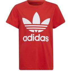 Adidas Junior Trefoil T-shirt - Vivid Red/White (HC9586)