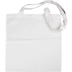 Creativ Company Shopping Bag, size 38x42 cm, 130 g, white, 1 pc