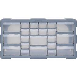 vidaXL Organiser with 22 Drawers Lagerschrank 49x25.5cm