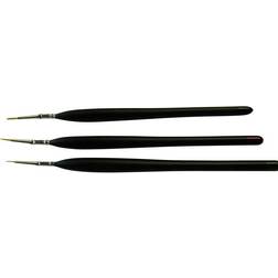 ZAHN Pinsel Model making brush Synthetics 3-piece