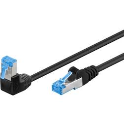 Angled RJ45-RJ45 S/FTP Cat6A 0.2m