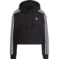 Adidas Women's Originals Adicolor Classics Crop Hoodie - Black