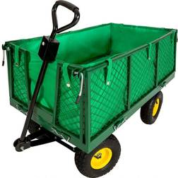 tectake Garden Trolley with Inner Lining 550kg