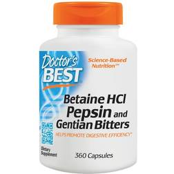 Doctor's Best Betaine HCl Pepsin & Gentian Bitters 360 Stk.