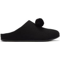 Fitflop Chrissie Pom-Pom Felt - All Black