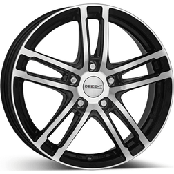 Dezent TZ dark Black Polished 7.5x18 5/108 ET50.5 CB63.4