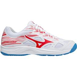 Mizuno Stealth Star Junior - White/Fiery Red/French Blue