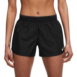 Nike Dri-FIT 10K Icon Clash Running Shorts Women - Black/Dark Smoke Grey/Sail