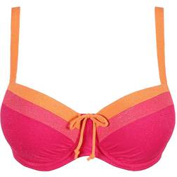 PrimaDonna Swim Tanger Balcony Padded Bikini Top - Pink Sunset